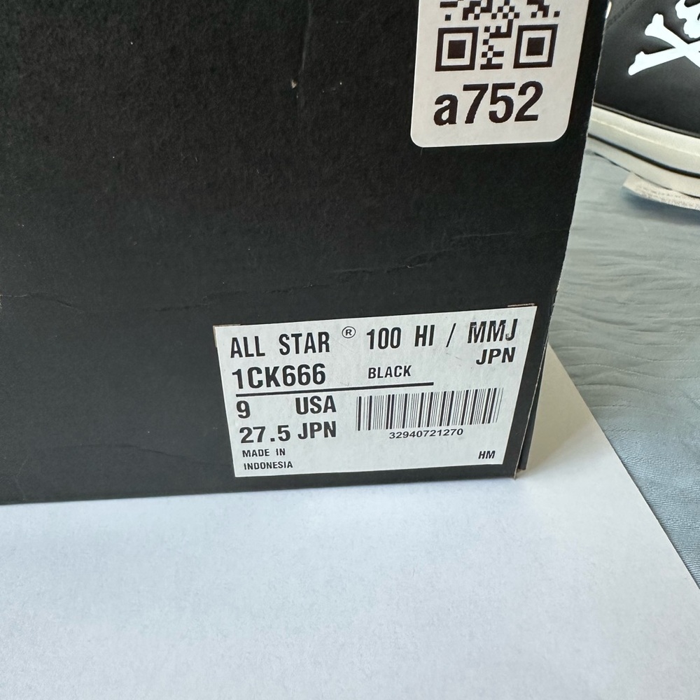 Mastermind Japan World x Converse Chuck Taylor All Star 100 Hi, Size 9 US - Picture 5 of 16